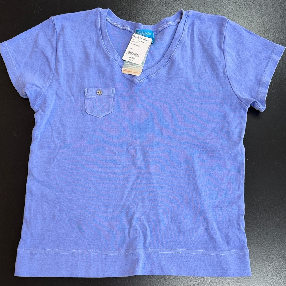 Fresh Produce Purple V-Neck Tee